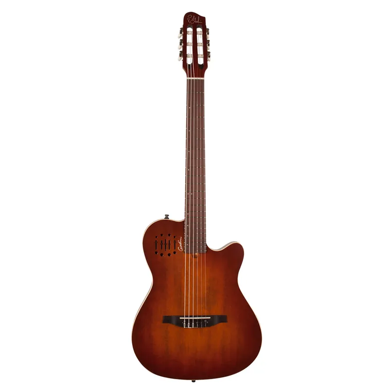 Geprüft Godin Multiac Nylon Encore Burnt Umber SG