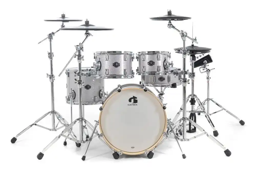 GEWA E-Drum Set G9 PRO 5 SE - Silver Sparkle Direktkauf