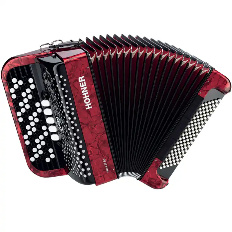 Jetzt Kaufen Hohner Nova III 96 rot C-Griff