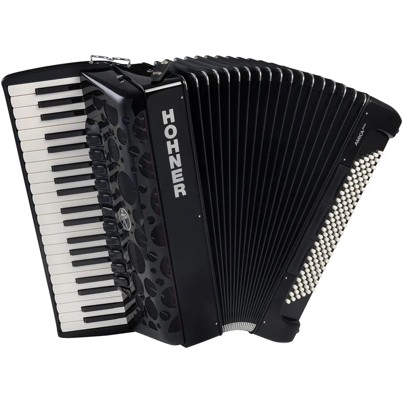 Gratis Versand Hohner Amica forte IV 120 silent Key schwarz