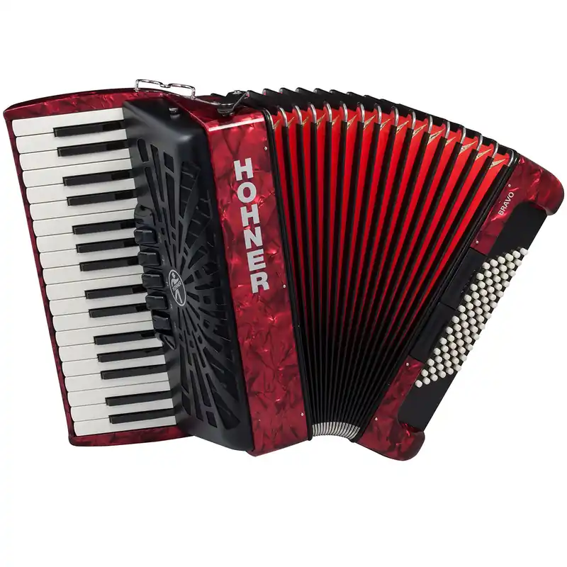 Rabatt Hohner Bravo III 72 silent key rot