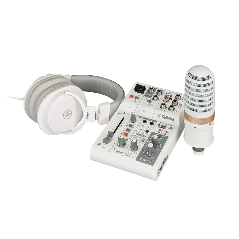 Yamaha AG03 MK2 Live Streaming Pack White Saisonangebot