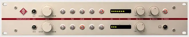 Begrenztes Angebot Neumann V 402 2-Kanal-Mikrofonvorverstärker
