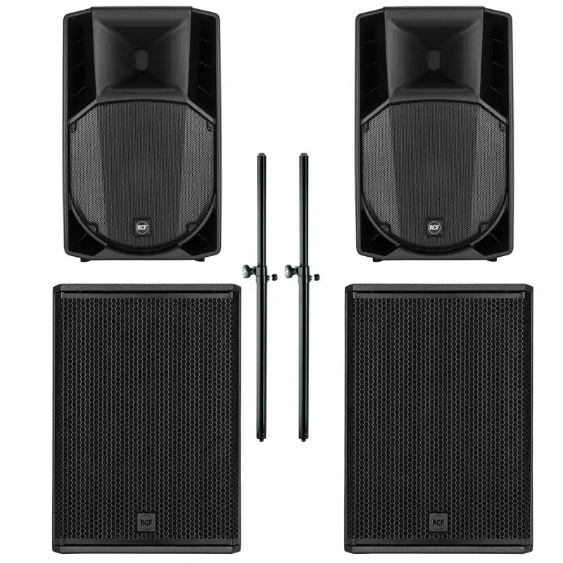 RCF Set1 Art 315-A MK4 + RCF Sub 705-AS MK3 Kostenloser Rückversand