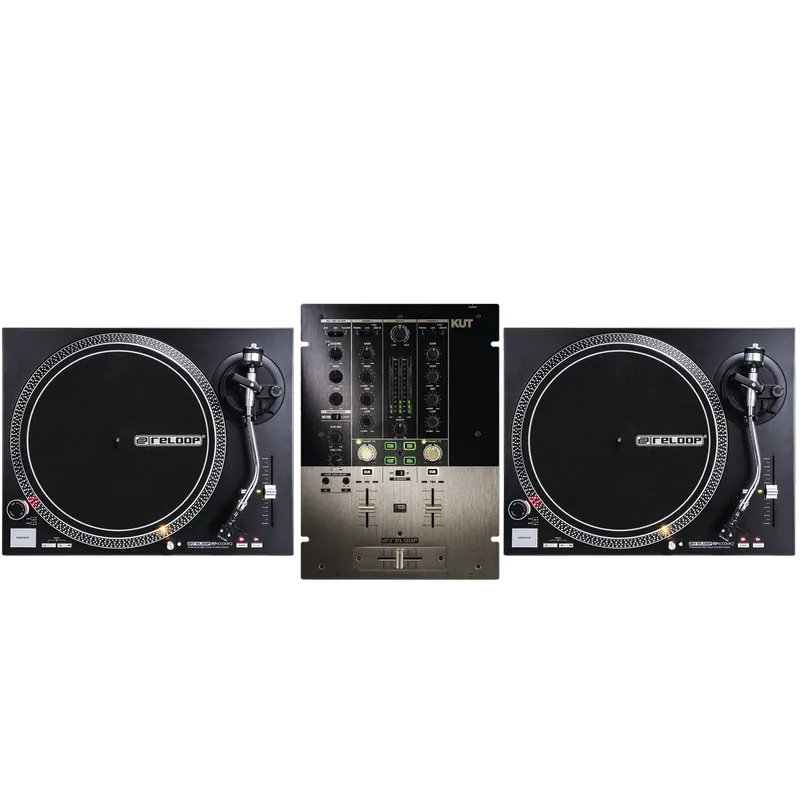 Reloop DJ Set 2 - 2 x RP-4000MK2 + 1 x Kut Battle Mixer Schneller Versand