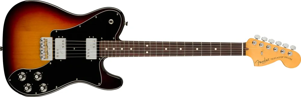 Fender AM Pro II Tele RW Deluxe 3TSB Kostenloser Versand