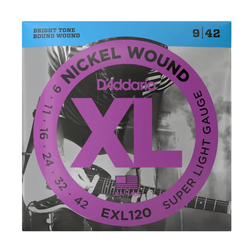 D Addario E-Gitarresaitensatz EXL120, 009-042 Preisreduziert