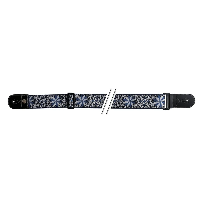 Bestpreis Fire&Stone Gitarrengurt blau-weiß