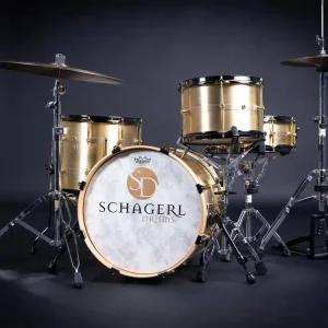 Jetzt Bestellen Schagerl Drum Kit 18/14/10 RAW / Black