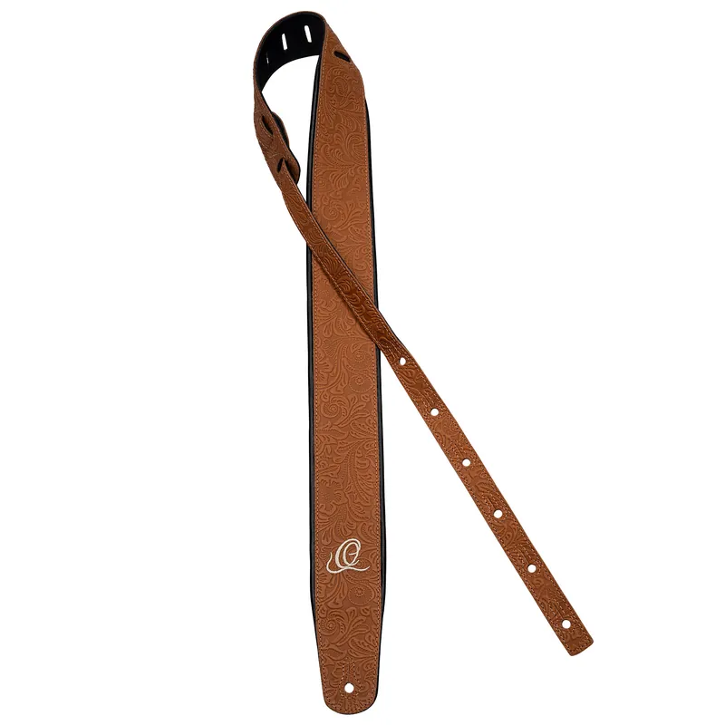 Ortega Gitarrengurt Echtleder Byzantine Bourbon Schneller Versand