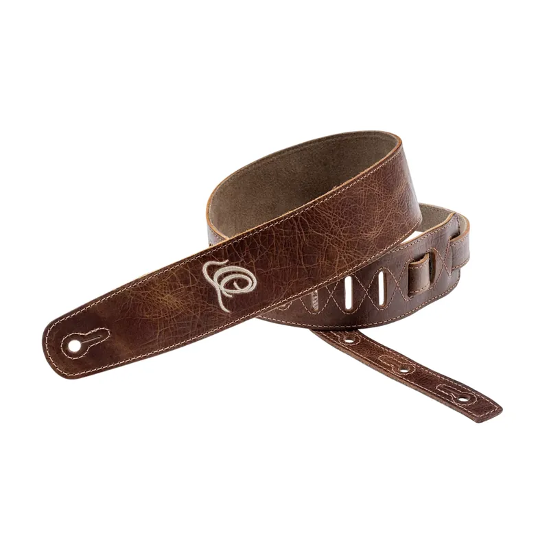 Ortega Gitarrengurt Wildglattleder Vintage Malt OSSU-50 Meistverkauft