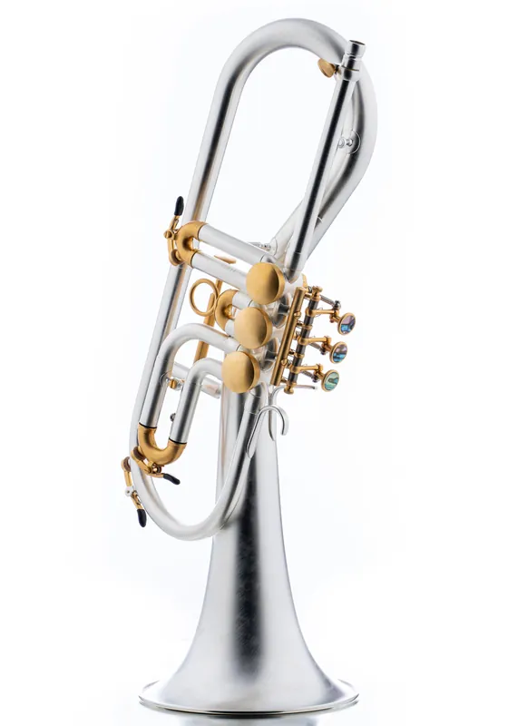 Schagerl Flügelhorn "KILLERQUEEN" scratched silber - gold Top-Preis