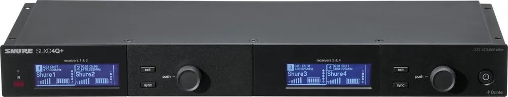 Top-Seller Shure SLXD4Q+ Dante S50