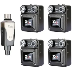 Mega-Angebot XVive U4  - Bundle, 1x Transmitter + 4x Receiver