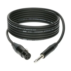 Klotz M1FS1B0100 1m Mikrofonkabel XLRfemale-Sym.Klinke (schwarz) Rabatt