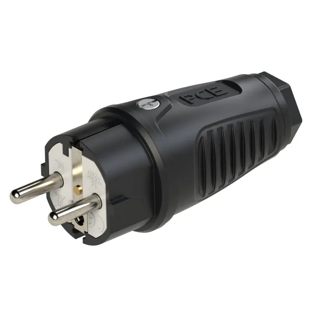 PCE Taurus2 Gummi-Stecker IP54 Neu Im Sortiment