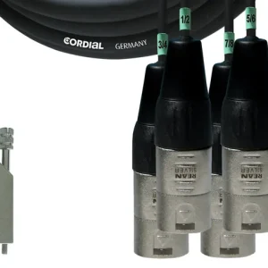 Ausverkauf Cordial CFD 1,5 DFMT Multicore AES/EBU TM 8Ch 1,5m SubD25/XLR - Neutri