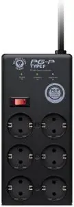 Black Lion Audio PG-P Type-F portabler Power Conditioner - 6-fach Markenware
