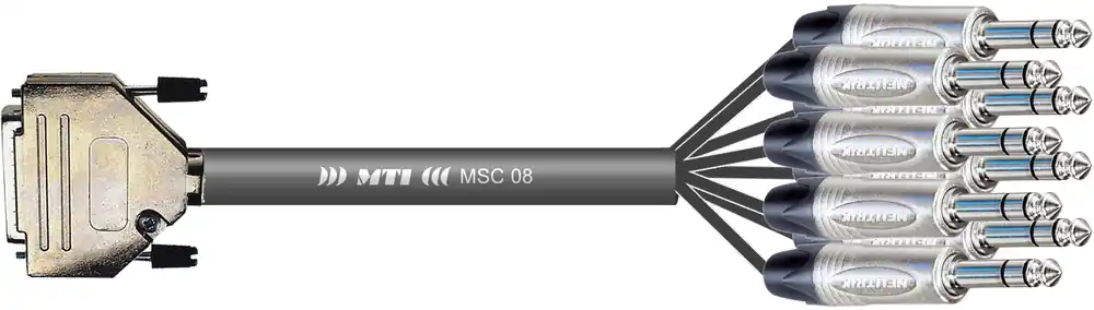 MTI Multicore Analog 8Ch 2,0m SubD25/Klinke sym. - Neutrik Sichere Zahlung