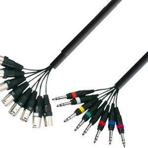 Jetzt Kaufen Adam Hall Multicore 8 x XLR male auf 8 x 6,3 mm Klinke stereo 5 m