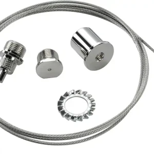 Eutrac Drahtseilabhängung Länge: 1,5m Farbe: silber Must-Have