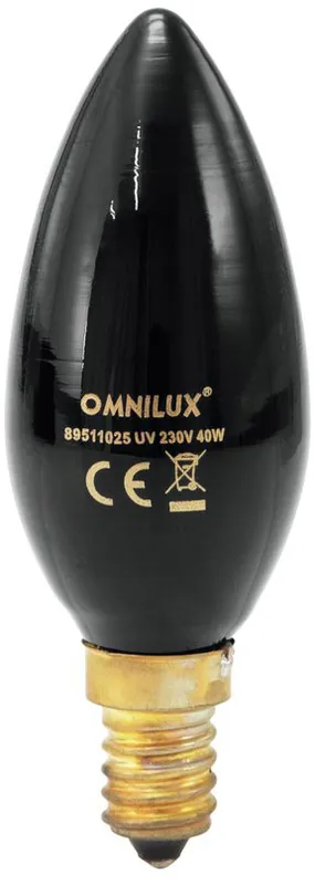 Sofort Bestellen OMNILUX C35 230V/40W E-14 UV Kerzenlampe