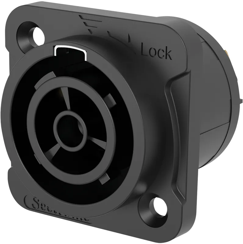 SEETRONIC Power Pro True Outlet Chassis Connector – Buchse mit Verriegelung, 16 A Netzanschluss Schneller Versand