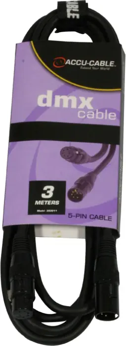 Finale Aktion American DJ DMX Kabel XLR/XLR 5-Pin 3m