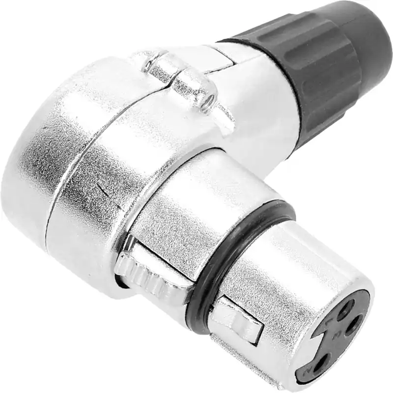 Adam Hall Connectors 4 STAR C XF3 A - XLR Stecker 3-Pol female gewinkelt Zertifiziert