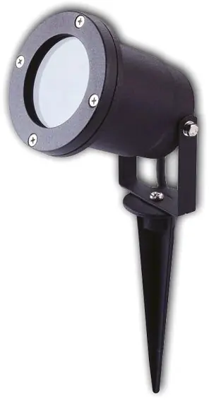Direktkauf ISOLED Aufbaustrahler GU10, IP65, schwarz inkl. Erdspieß