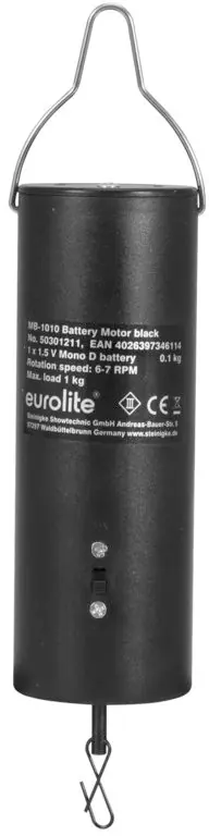 Top-Preis EUROLITE MB-1010 Batteriemotor schwarz