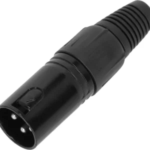 Adam Hall Connectors 3 STAR CX M3 BLK - XLR Stecker 3-Pol male Versand Am Gleichen Tag