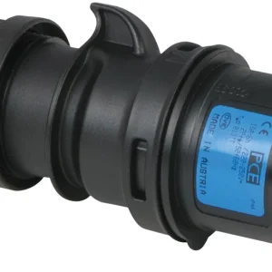 Schnäppchen PCE CEE 16 A/240 V - 3P Stecker männlich Schwarz