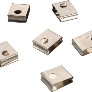 Eutrac Federclip für 3 Phasen Einbauschiene, weiß (6er Pack) Schnäppchen