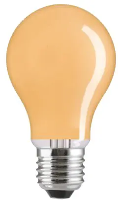 Garantierte Lieferung GE A50 230V/25W E27 orange