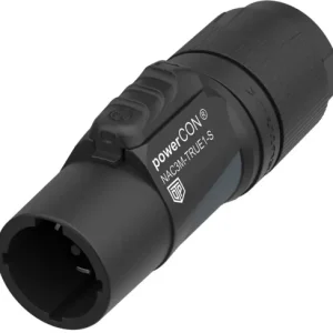 Echt NEUTRIK PowerCON TRUE1 Power Out – S Verriegelbarer Stecker – Kabel mit kleinem Durchmesser