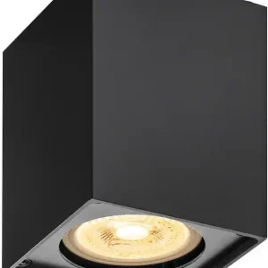 Angebot SLV ALTRA DICE CL, Indoor Wand- und Deckenaufbauleuchte, QPAR51, schwarz