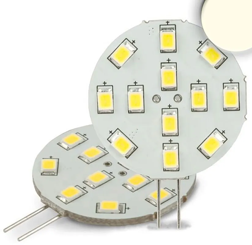 Knallerangebot ISOLED G4 LED 12SMD, 2W, neutralweiß, Pin seitlich