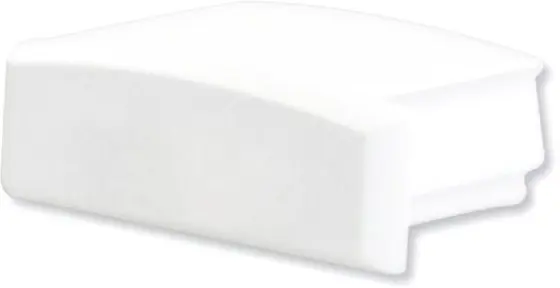 Echt ISOLED Endkappe EC1W weiß für Profil SURF12 FLAT, 1 STK