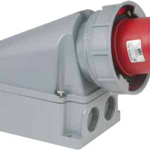Kracherpreis PCE CEE 63 A/400 V 5P Wandhalterung - Stecker Rot
