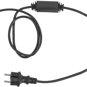 Sonderaktion SHOWTEC Stromkabel für LED-Lichterkette / Eiszapfen Schwarz - Schukostecker