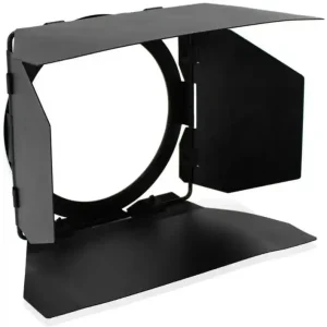 ARRI 4-Flügeltor, schwarz, drehbar, 130 mm Sichere Zahlung