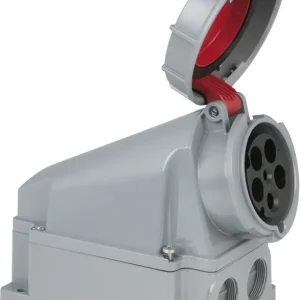 PCE CEE 63 A/400 V 5P Wandhalterung – weiblich Rot Sonderangebot