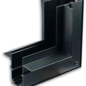 Begrenztes Angebot ISOLED Track48 Eckschiene 90° vertikal für Trockenbauschiene, schwarz, nicht stromführend