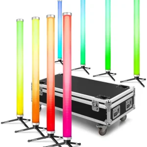beamZ Pro Kratos LED Tube70 Set RGBW für den Innen- und Außenbereich, 8er-Set Neue Ware