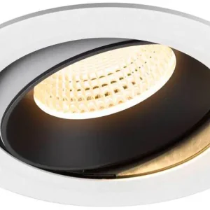 Abverkauf SLV NUMINOS® MOVE XL, Deckeneinbauleuchte weiß/schwarz 3000 K 55°