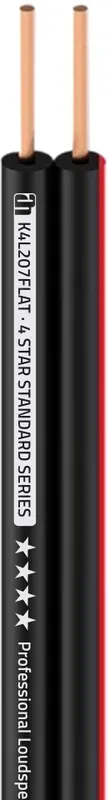 Adam Hall Cables 4 STAR L 207 FLAT - Lautpsprecherkabel 2 x 0,75 mm² Flat Preis Gesenkt