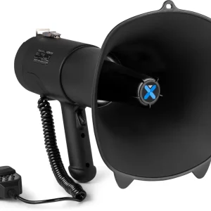 Vonyx MEG090 Megaphon 90W Mattschwarz Versand Am Gleichen Tag