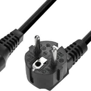 IEC LOCK Kaltgeräte Netzkabel verriegelbar 3x1,0 1m sw Garantierte Lieferung