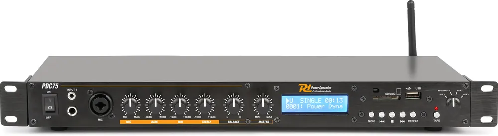 Power Dynamics PDC75 Media Player mit Rekorder Neue Kollektion